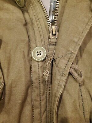 Abercrombie & Fitch Military Parka Jacket Wilcox Faux Fur Abercrombie & Fitch Military Parka Jacket Wilcox Faux Fur