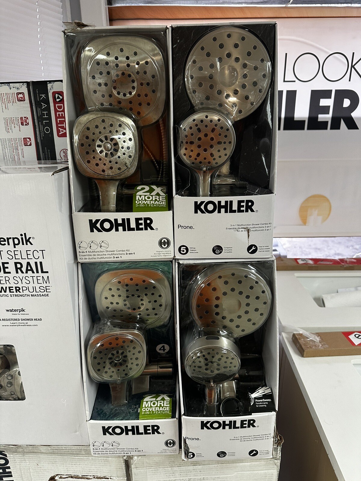 Kohler R25629GBN Maxton Brushed Nickel 3 Spray Multifunction Dual