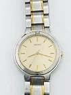 Seiko 7N01-0AZ0 Watch Cream Dial Quartz Analog Working vintage Time Piece
