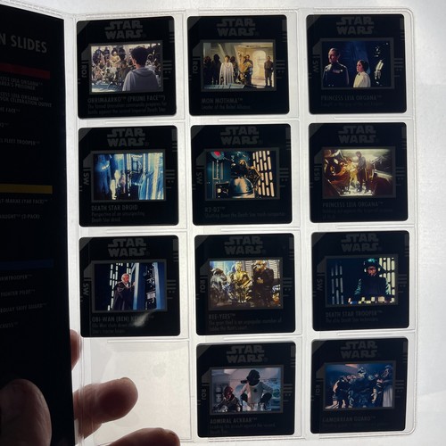 Star Wars Vintage Freeze Frame 35 Action Slides 3 supporti album 1997 POTF Kenner - Foto 7 di 10