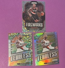 Damian Lillard 2022-23 Silver Prizm Fearless Fast Break Disco + Fireworks SP