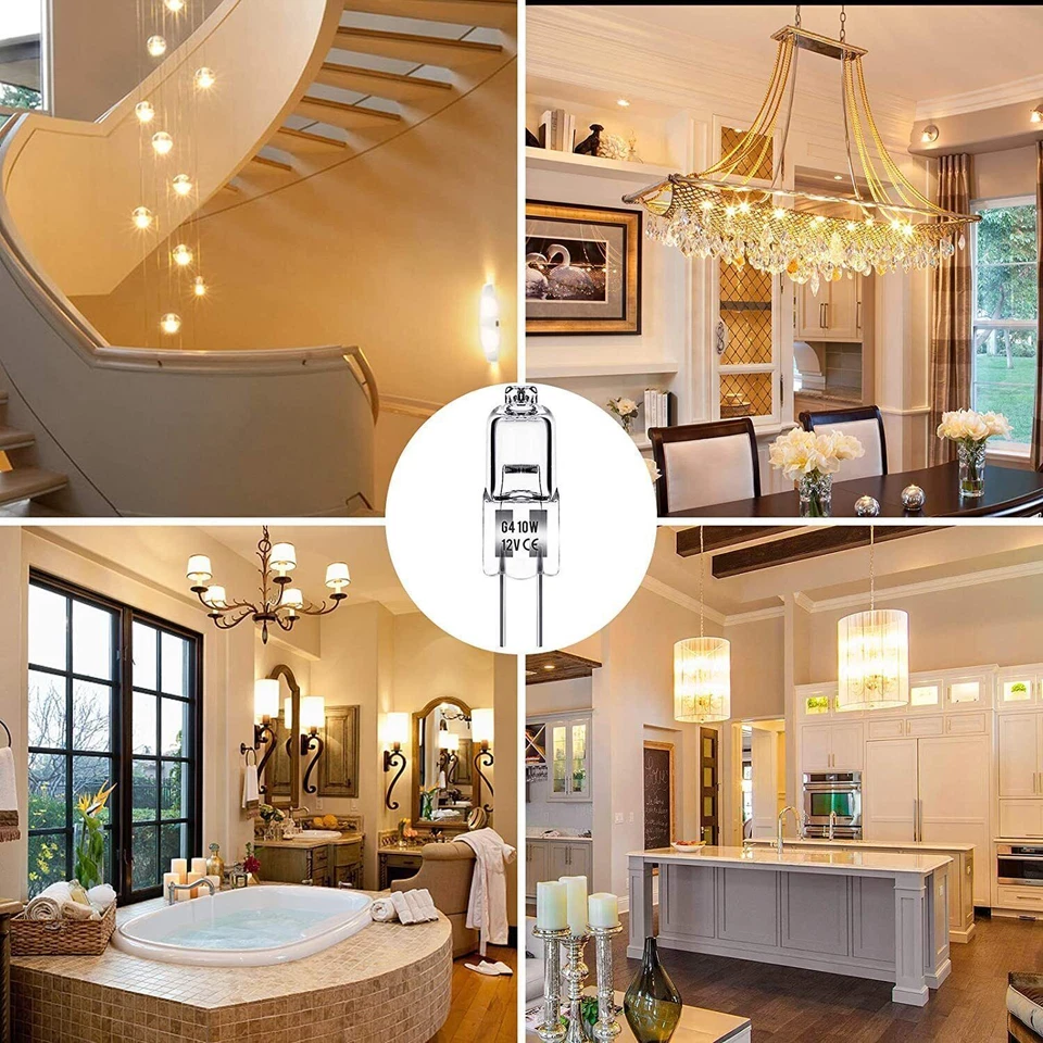 1-100 x G4 5W 10W 20W Halogen Lampe Stiftsockellampe Warmweiß Birne Dimmbar 12V - Bild 4 von 4