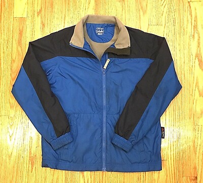 Cebela s youth M blue Navy windbreaker lined Polartec Classic Windbreaker Light