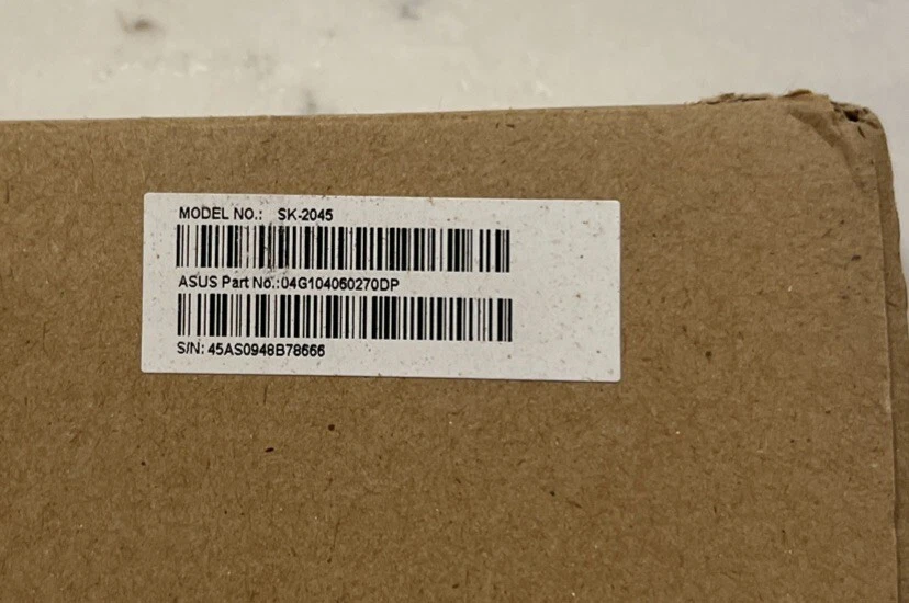 Asus Keyboard Model SK-2045 Black Corded Plastic Slim Home Use/Office Business - Image 2 of 4