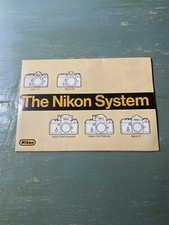 The Nikon System Guide Fold Out Brochure