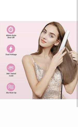 2-in-1 Hair Straightener Flat Iron | Straightener and Curler for All Hairstyles - Picture 7 of 7
