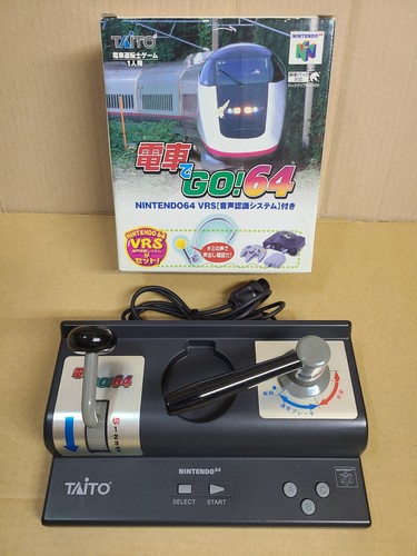Nintendo64 Densha de Go Controller + Densha de Go! 64 VRS Mikrofon Taito Japan