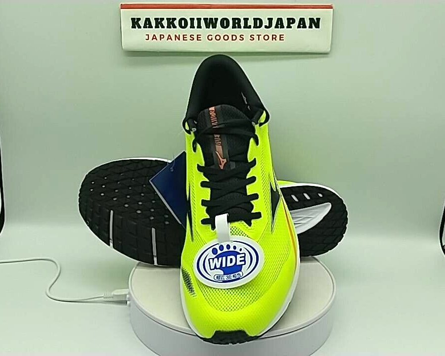 Mizuno Running Shoes DUEL SONIC 3 WIDE Yellow/Black U1GD2336 11