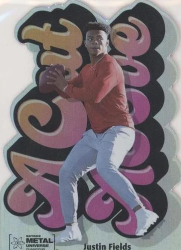 2021 Skybox Metal Universe Champions Justin Fields #ACA-13