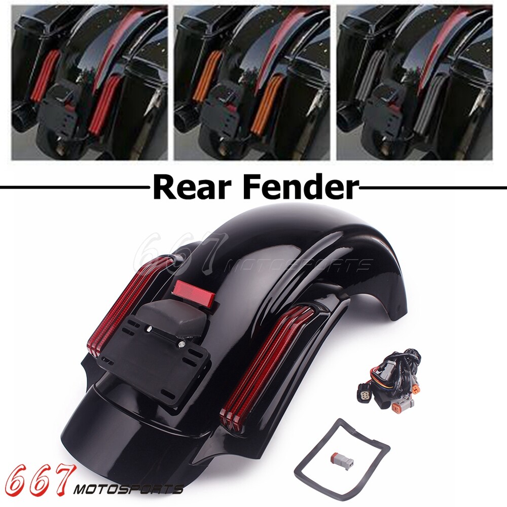 Rear Fender System For Harley Road King Electra Glide FLHX FLHXS
