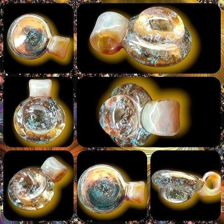 Custom glass shop pendants