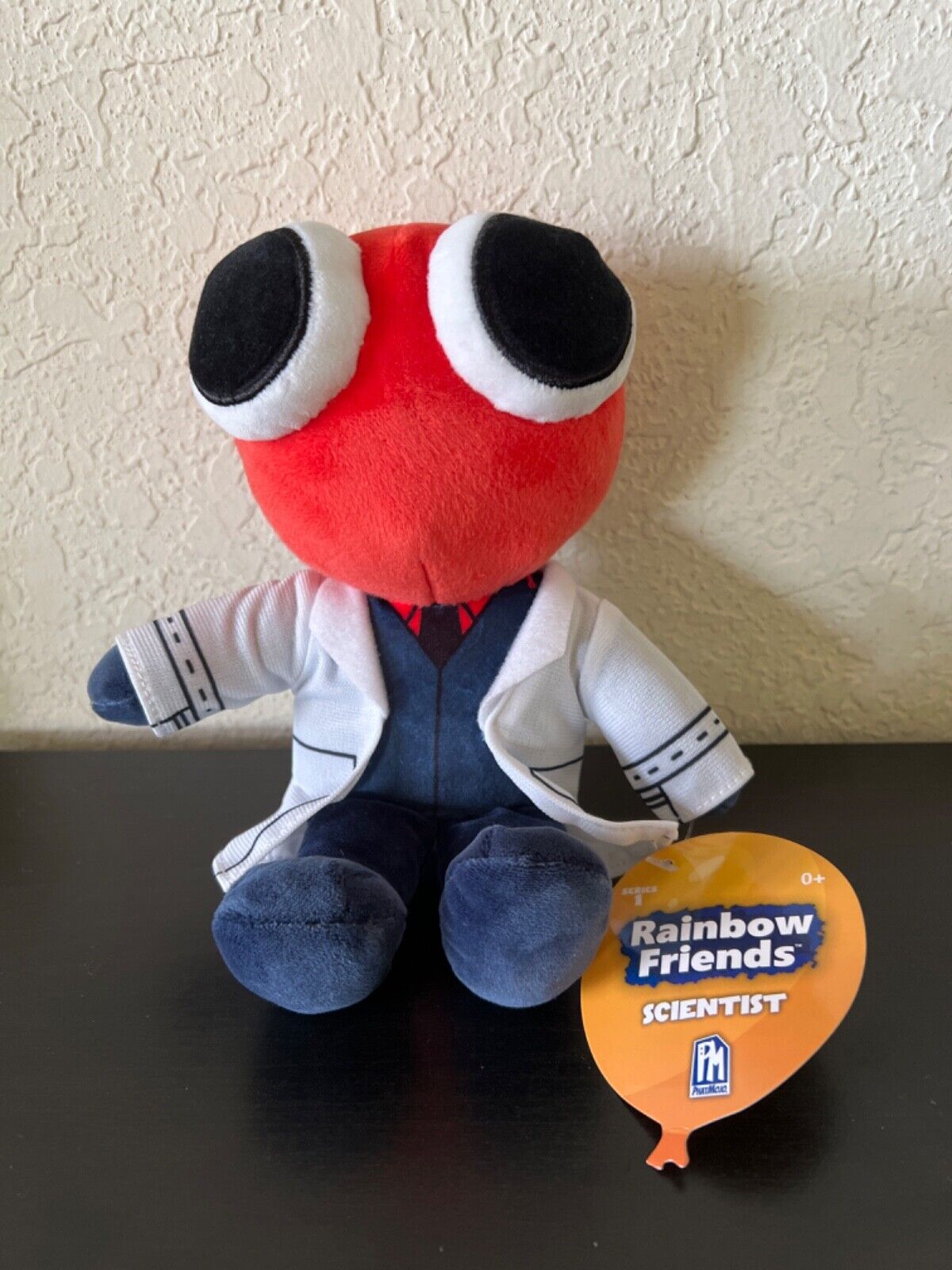 2023 RAINBOW FRIENDS Licensed 8” RED Scientist PLUSH Series 1 Phat Mojo  NEW+TAG