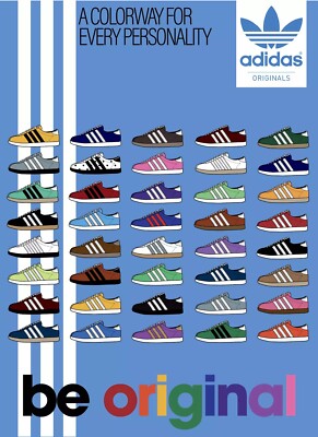 Adidas AN COLORWAY FOR EVERY PERSONAL Poster 260gsm various sizes