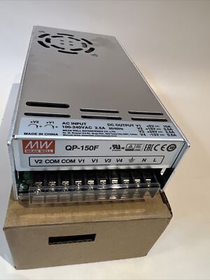 MEAN WELL QP-150F  ￼switching power supply 100-240VAC 2.5A 50/60Hz, ￼