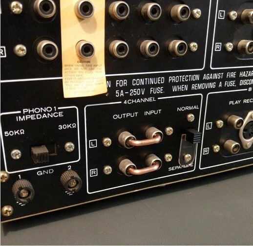 Marantz Pioneer Kenwood Sony Yamaha Preamplificador Estéreo Receptor Jumpers Cobre SÓLIDO Foto 2 de 2