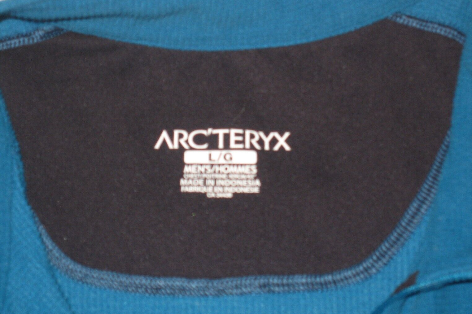 ARC'TERYX Maglione Uomo ACR'TERYX Blu Delta LT 1 2 Zip Micro 100 Griglia Permeabile Polartec L