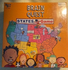 BRAIN QUEST States Game - EDUCATIONAL Geography Game; 2-4 Players; Brand NEW