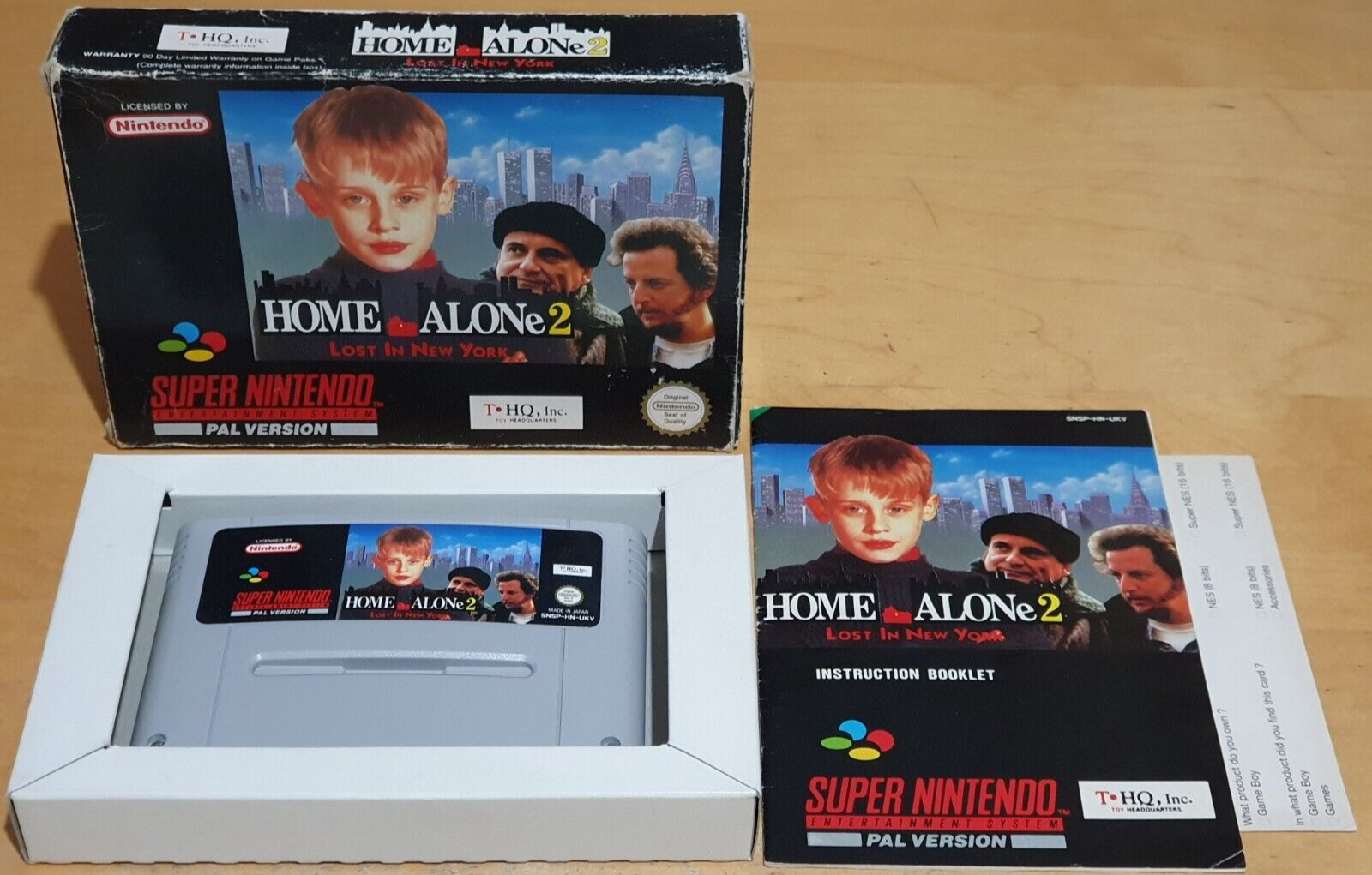 Home Alone 2 - Lost In New York for Super Nintendo SNES Rare & Complete PAL UKV