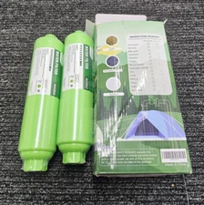 (QTY 2) RVGUARD RG002 Inline RV Water Filter Reduces Odors, Bad Taste, Rust