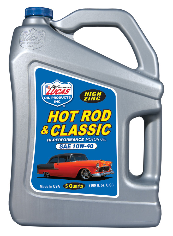 Lucas Oil Products 10683 Hot Rod & Classic Car HP Motor Oil SAE 10W-40