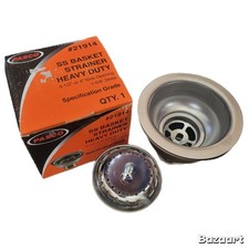 PASCO 21914 Basket Strainer 3-1/2" to 4" SS Heavy Duty Double Cup NEW