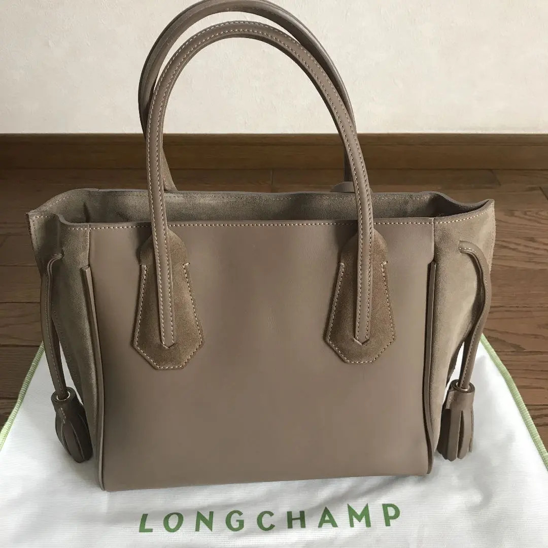 Longchamp Penelope Tote Bag Designer Women Luxury Limited Edition Rare Used image 5