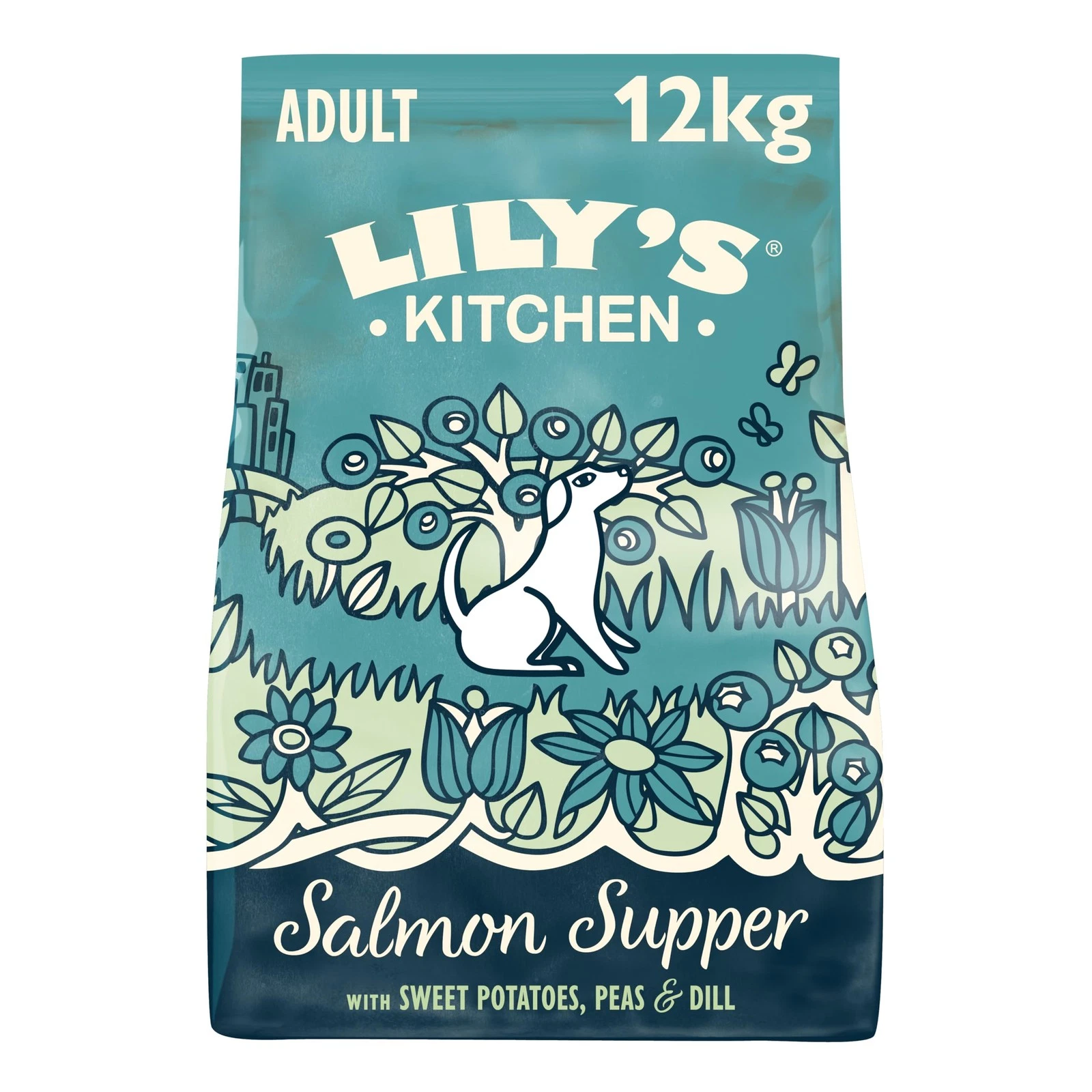 Lily’s Kitchen Made with Natural Ingredients Adult Dry Dog Food Salmon Supper