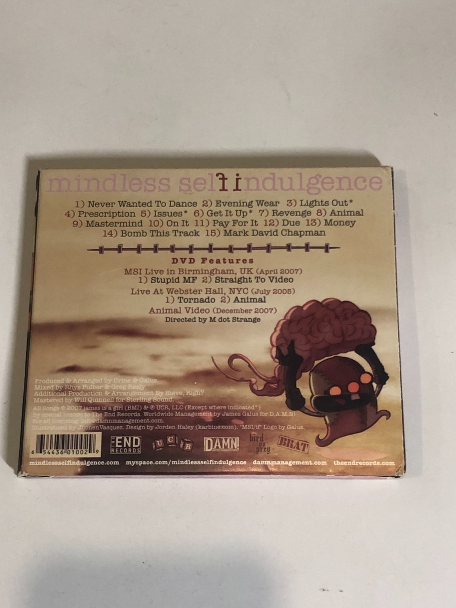 ■[廃盤] MINDLESS SELF INDULGENCE アルバムCD「IF Amazon.co.jp: If (Bonus Dvd) (Dig): ミュージック