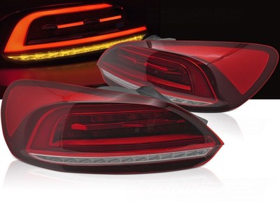 LED Lightbar Rückleuchten für VW Scirocco 3 Bj. 2008-2014 Rot mit LED Blinker