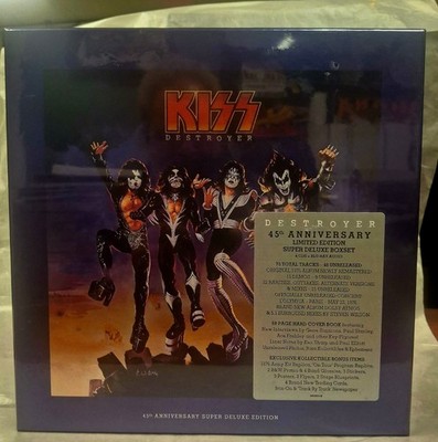 OFFICIAL KISS ''Destroyer'' 45th anniversary SUPER DELUXE BOXSET 4 CDs plus extras