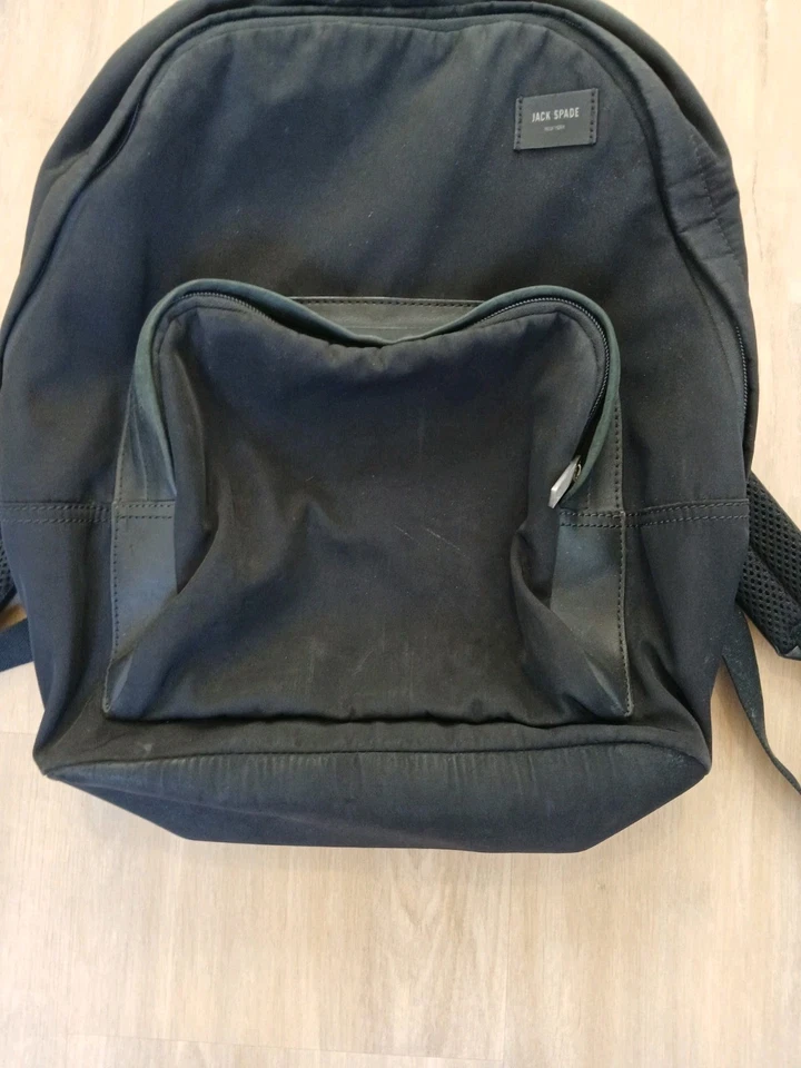 Mochila acolchada de nailon negra Jack Spade  Foto 4 de 4