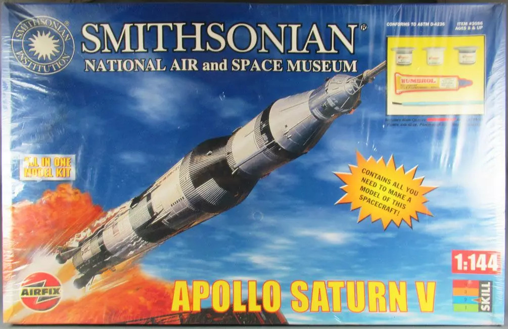 Maquette Apollo Saturn V Airfix Kit Haute Précision Facile à Monter 1/144