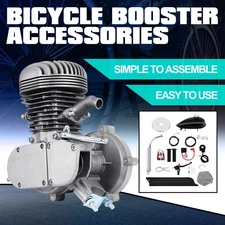 100CC Bike Bicycle Motorized 2 Stroke Petrol Gas Motor Engine Full Set Silver