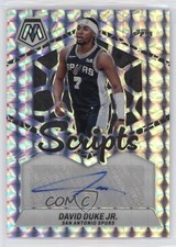 2023-24 Panini Mosaic Scripts David Duke Jr #MS-DDJ Auto 2rd