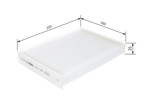 Bosch Filter, Innenraumluft 1 987 435 010 FüR Dacia Renault Nissan-image