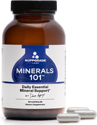 Suppgrade Labs Minerals 101   Daily Mineral Support, 30-Day Supply