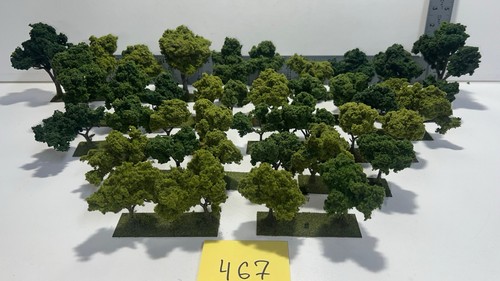 Handmade Model Trees 🌳 Diorama Scenery with Bases Lot 7