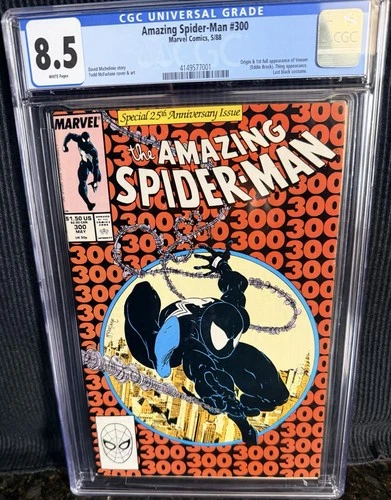 CGC 8.5 The Amazing Spider-Man #300 (Marvel Comics May 1988)
