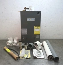 Crown Boiler Natural Gas Hot Water Boiler 107000 Btu BWC120ENST1PSU w/ Vent Kit