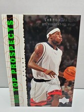 2003 Upper Deck UD Top Prospects LeBron James Rookie Card #55. rookie card picture