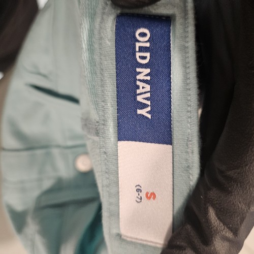 Old Navy Girls Sz S 6/7 Boyfriend Pull-On Casual Chino Shorts Aqua Blue - Picture 5 of 6