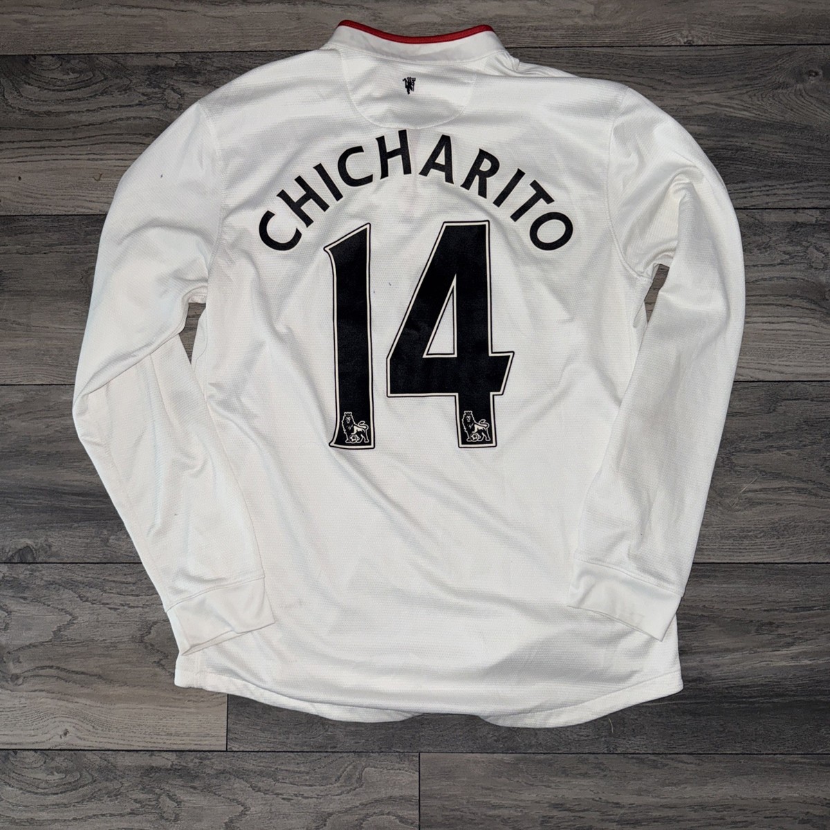 MANCHESTER UNITED 2012 - 2014 AWAY SHIRT #14 CHICHARITO | eBay