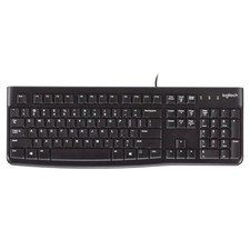 Logitech K120 Wired USB Keyboard Black