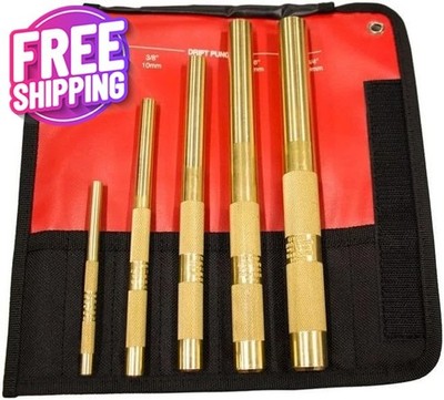 Mayhew Tools Brass Drift Punch Set 5 Piece Model 67003