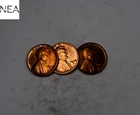 1936+1936-D+1936-S Lincoln Wheat Penny Cent Set/Lot ~ AU/BU Red ~ ZWL31