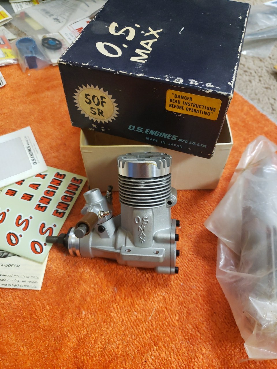 OS Engine - OS 50 FSR Glow motor RC - New!