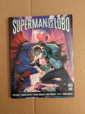 SUPERMAN VS. LOBO DC Black Label Deluxe Hardcover HC NEW Tim Seeley