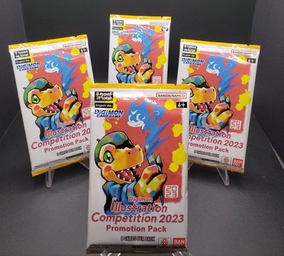 Digimon Illustration Competition Pack 2023 - Digimon Promo Cards + Free Shipping