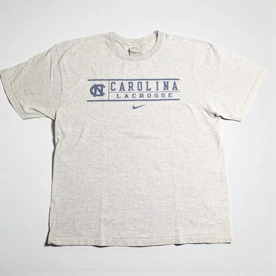 Nike Vintage College T-Shirt Größe M Unisex Kurzarm Grau Varsity USA - Bild 1 von 4