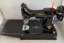 1936 Singer 221 Featherweight with Transitional Bobbin Winder EXCELLENT